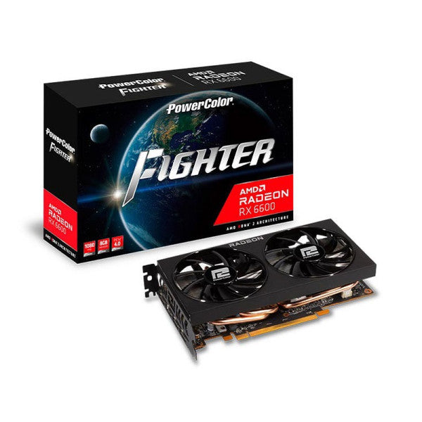 PowerColor Fighter AMD Radeon RX 6600 8GB GDDR6 PowerColor Fighter AMD Radeon RX 6600 8GB GDDR6
